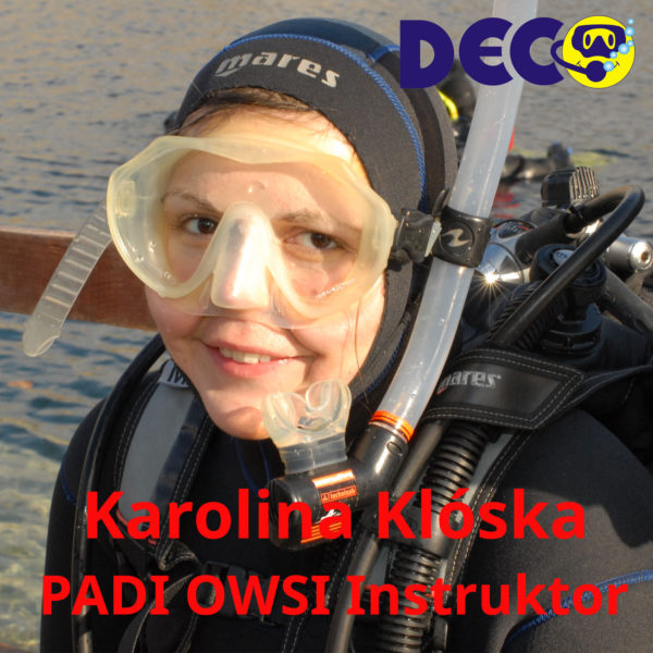 08 Karolina Klóska Centrum Nurkowe DECO Kadra Instruktorów i divemasterów prowadzących kursu nurkowania